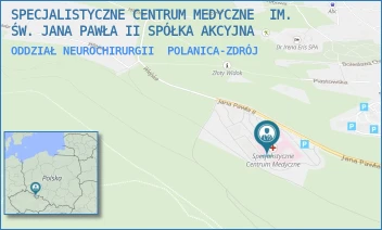 ODDZIAŁ NEUROCHIRURGII - SPECJALISTYCZNE CENTRUM MEDYCZNE  IM. ŚW. JANA PAWŁA II SPÓŁKA AKCYJNA - UL. JANA PAWŁA II 2,  POLANICA-ZDRÓJ