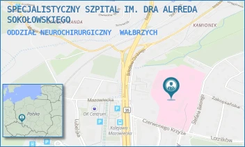 ODDZIAŁ NEUROCHIRURGICZNY - SPECJALISTYCZNY SZPITAL IM. DRA ALFREDA SOKOŁOWSKIEGO - UL. SOKOŁOWSKIEGO 4,  WAŁBRZYCH