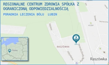 PORADNIA LECZENIA BÓLU - REGIONALNE CENTRUM ZDROWIA SPÓŁKA Z OGRANICZONĄ ODPOWIEDZIALNOŚCIĄ - UL. GEN.JÓZEFA BEMA 5-6,  LUBIN