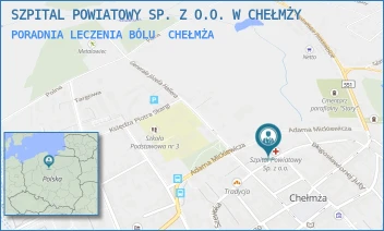 PORADNIA LECZENIA BÓLU - SZPITAL POWIATOWY SP. Z O.O. W CHEŁMŻY - SZEWSKA 23,  CHEŁMŻA
