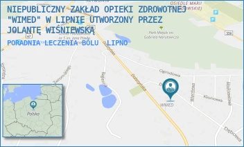PORADNIA LECZENIA BÓLU - NIEPUBLICZNY ZAKŁAD OPIEKI ZDROWOTNEJ "WIMED" W LIPNIE UTWORZONY PRZEZ JOLANTĘ WIŚNIEWSKĄ - DĘBOWA 21,  LIPNO