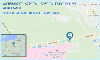 ODDZIAŁ NEUROCHIRURGII - WOJEWÓDZKI SZPITAL SPECJALISTYCZNY WE WŁOCŁAWKU - WIENIECKA 49,  WŁOCŁAWEK