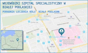 PORADNIA LECZENIA BÓLU - WOJEWÓDZKI SZPITAL SPECJALISTYCZNY W BIAŁEJ PODLASKIEJ - TEREBELSKA 57-65,  BIAŁA PODLASKA