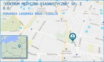 PORADNIA LECZENIA BÓLU - "CENTRUM MEDYCZNO-DIAGNOSTYCZNE" SP. Z O.O. - KSIĘDZA JANA NIEDZIAŁKA 14,  SIEDLCE