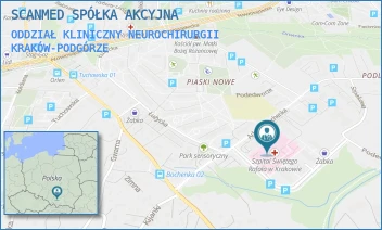 ODDZIAŁ KLINICZNY NEUROCHIRURGII - CENTRUM KARDIOLOGII SCANMED W BIELSKU PODLASKIM - UL. ADAMA BOCHENKA 12,  KRAKÓW-PODGÓRZE