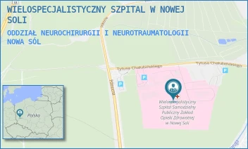 ODDZIAŁ NEUROCHIRURGII I NEUROTRAUMATOLOGII - WIELOSPECJALISTYCZNY SZPITAL W NOWEJ SOLI - UL. CHAŁUBIŃSKIEGO 7,  NOWA SÓL