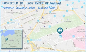PORADNIA LECZENIA BÓLU - HOSPICJUM IM. LADY RYDER OF WARSAW - UL. ZYTY 26,  ZIELONA GÓRA