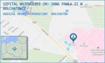 ODDZIAŁ NEUROCHIRURGICZNY - SZPITAL WOJEWÓDZKI IM. JANA PAWŁA II W BEŁCHATOWIE - UL. CZAPLINIECKA 123,  BEŁCHATÓW