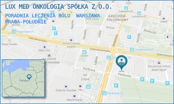 PORADNIA LECZENIA BÓLU - LUX MED ONKOLOGIA SPÓŁKA Z O.O. - GEN. AUGUSTA EMILA FIELDORFA "NILA" 40,  WARSZAWA PRAGA-POŁUDNIE