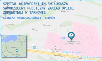 KLINIKA NEUROCHIRURGII - SZPITAL WOJEWÓDZKI IM.ŚW.ŁUKASZA SAMODZIELNY PUBLICZNY ZAKŁAD OPIEKI ZDROWOTNEJ W TARNOWIE - UL. LWOWSKA 178A, TARNÓW