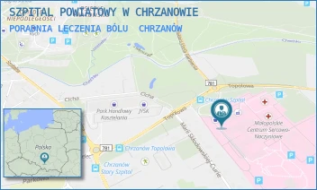 PORADNIA LECZENIA BÓLU - SZPITAL POWIATOWY W CHRZANOWIE - UL. TOPOLOWA 16,  CHRZANÓW