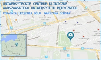 PORADNIA LECZENIA BÓLU - UNIWERSYTECKIE CENTRUM KLINICZNE WARSZAWSKIEGO UNIWERSYTETU MEDYCZNEGO - WILLIAMA HEERLEINA LINDLEYA 4,  WARSZAWA OCHOTA