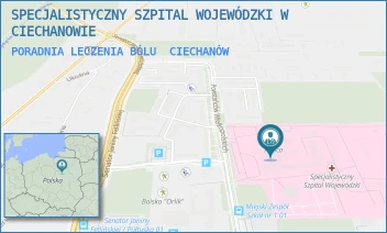 PORADNIA LECZENIA BÓLU - SPECJALISTYCZNY SZPITAL WOJEWÓDZKI W CIECHANOWIE - POWST. WIELKOPOLSKICH 2,  CIECHANÓW