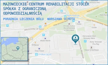 PORADNIA LECZENIA BÓLU - MAZOWIECKIE CENTRUM REHABILITACJI STOCER SPÓŁKA Z OGRANICZONĄ ODPOWIEDZIALNOŚCIĄ - ALEJA BOHATERÓW WRZEŚNIA 7,  WARSZAWA OCHOTA