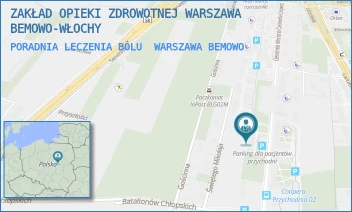 PORADNIA LECZENIA BÓLU - ZAKŁAD OPIEKI ZDROWOTNEJ WARSZAWA BEMOWO-WŁOCHY - GEN. MERIANA C. COOPERA 5,  WARSZAWA BEMOWO