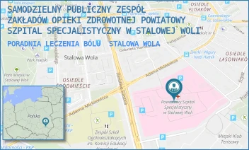 PORADNIA LECZENIA BÓLU - SAMODZIELNY PUBLICZNY ZESPÓŁ ZAKŁADÓW OPIEKI ZDROWOTNEJ POWIATOWY SZPITAL SPECJALISTYCZNY W STALOWEJ WOLI - UL. STANISŁAWA STASZICA 4,  STALOWA WOLA
