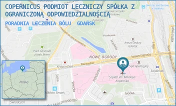 PORADNIA LECZENIA BÓLU - COPERNICUS PODMIOT LECZNICZY SPÓŁKA Z OGRANICZONĄ ODPOWIEDZIALNOŚCIĄ - UL. NOWE OGRODY 1-6,  GDAŃSK