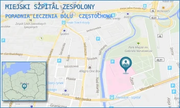 PORADNIA LECZENIA BÓLU - MIEJSKI SZPITAL ZESPOLONY - UL. MIROWSKA 15,  CZĘSTOCHOWA