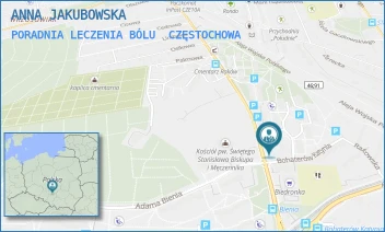 PORADNIA LECZENIA BÓLU - ANNA JAKUBOWSKA - UL. UL. BOHATERÓW KATYNIA 25A\4 [BRAK],  CZĘSTOCHOWA
