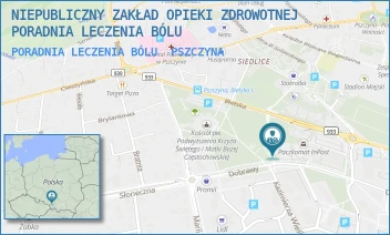 PORADNIA LECZENIA BÓLU - NIEPUBLICZNY ZAKŁAD OPIEKI ZDROWOTNEJ PORADNIA LECZENIA BÓLU - UL. DOBRAWY 7A,  PSZCZYNA