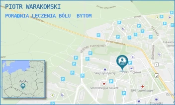 PORADNIA LECZENIA BÓLU - PIOTR WARAKOMSKI - UL. STOLARZOWICKA 39,  BYTOM