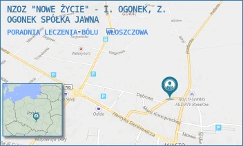 PORADNIA LECZENIA BÓLU - NZOZ "NOWE ŻYCIE" - I. OGONEK, Z. OGONEK SPÓŁKA JAWNA - MLECZARSKA 11,  WŁOSZCZOWA