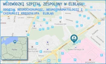 ODDZIAŁ NEUROCHIRURGII, NEUROTRAUMATOLOGII I CHIRURGII KRĘGOSŁUPA - WOJEWÓDZKI SZPITAL ZESPOLONY W ELBLĄGU - KRÓLEWIECKA 146,  ELBLĄG
