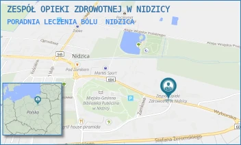 PORADNIA LECZENIA BÓLU - ZESPÓŁ OPIEKI ZDROWOTNEJ W NIDZICY - MICKIEWICZA 25,  NIDZICA
