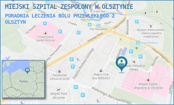 PORADNIA LECZENIA BÓLU PRZEWLEKŁEGO 2 - MIEJSKI SZPITAL ZESPOLONY W OLSZTYNIE - MARIAŃSKA 4, OLSZTYN