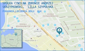PORADNIA LECZENIA BÓLU - SPÓŁKA CYWILNA ZDROWIE ANDRZEJ SKRZYPKOWSKI,  LILLA SZYPULSKA - KOCHANOWSKIEGO 68A,  EŁK