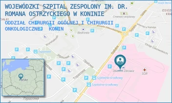 ODDZIAŁ CHIRURGII OGÓLNEJ I CHIRURGII ONKOLOGICZNEJ - WOJEWÓDZKI SZPITAL ZESPOLONY IM. DR. ROMANA OSTRZYCKIEGO W KONINIE - SZPITALNA 45,  KONIN