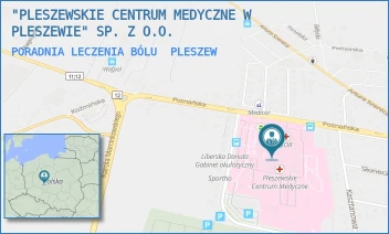 PORADNIA LECZENIA BÓLU - "PLESZEWSKIE CENTRUM MEDYCZNE W PLESZEWIE" SP. Z O.O. - POZNAŃSKA 125A,  PLESZEW