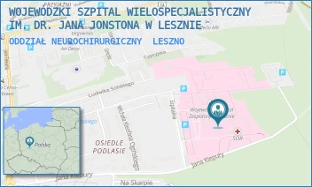 ODDZIAŁ NEUROCHIRURGICZNY - WOJEWÓDZKI SZPITAL WIELOSPECJALISTYCZNY IM. DR. JANA JONSTONA W LESZNIE - KIEPURY 45,  LESZNO
