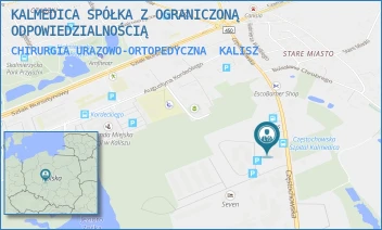 CHIRURGIA URAZOWO-ORTOPEDYCZNA - KALMEDICA SPÓŁKA Z OGRANICZONĄ ODPOWIEDZIALNOŚCIĄ - CZĘSTOCHOWSKA 71-75,  KALISZ
