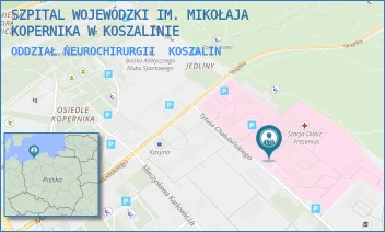 ODDZIAŁ NEUROCHIRURGII - SZPITAL WOJEWÓDZKI IM. MIKOŁAJA KOPERNIKA W KOSZALINIE - CHAŁUBIŃSKIEGO 7, KOSZALIN